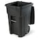 Toter Toter 48 Gal. Trash Can Blackstone with Quiet Wheels and Lid ANA48 - alternate 7